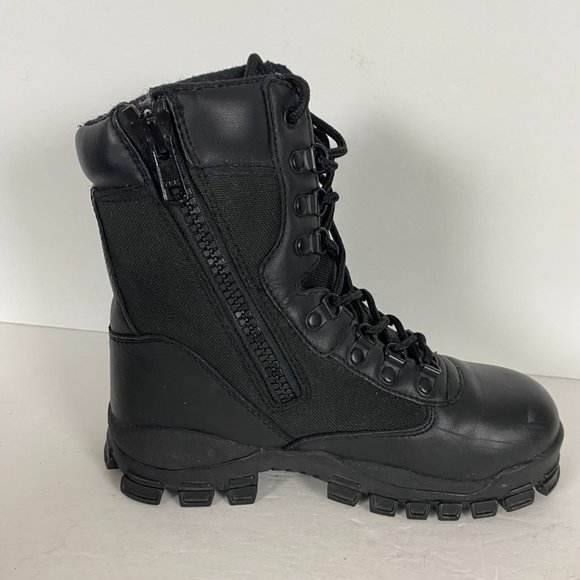 Bates Enforcer Series Womens Tactical Boots Size 6 Black Leather Combat Military - Picture 5 of 8